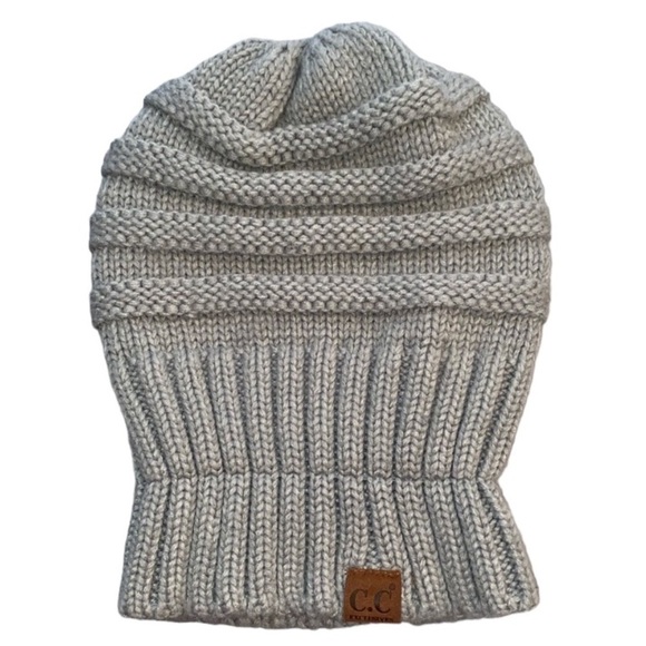 Cc exclusive beanie oversized gray woman’s great condition - Picture 1 of 5